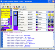 Yaldex Colored ScrollBars 1.7 screenshot